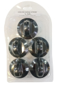 DUGME SET 5KOM CRNO-BRAON ZA SPORET BEKO DS014